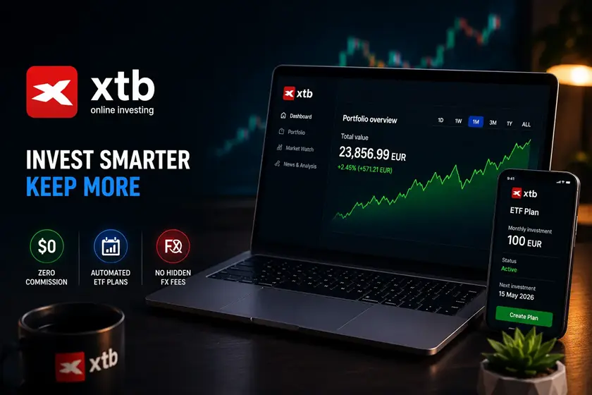 XTB Review 2026: Zero Commission, ETF Plans & Hidden FX Fee