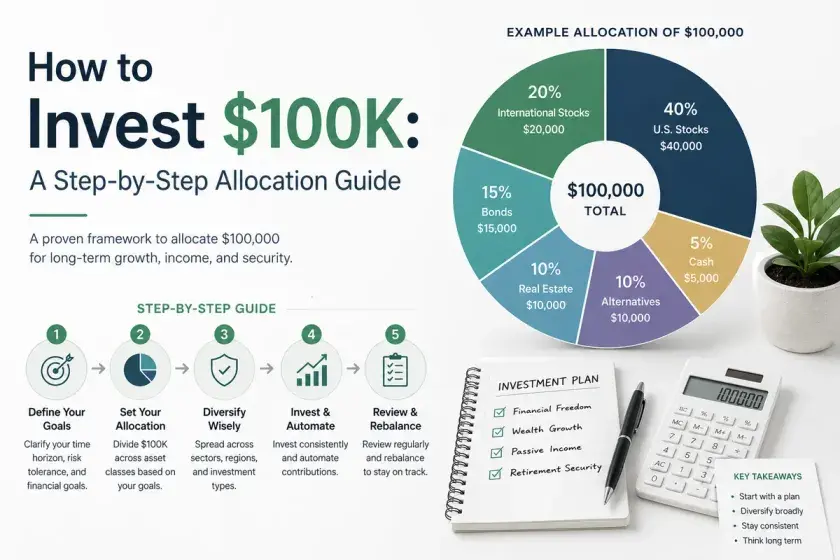 How to Invest $100K: A Step-by-Step Allocation Guide
