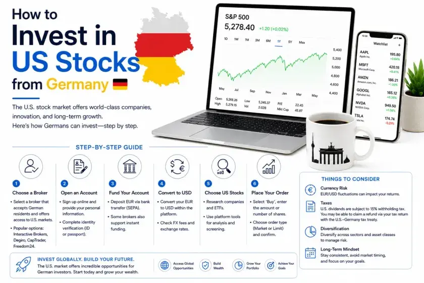 How to Invest in US Stocks from Germany (2026 Guide)