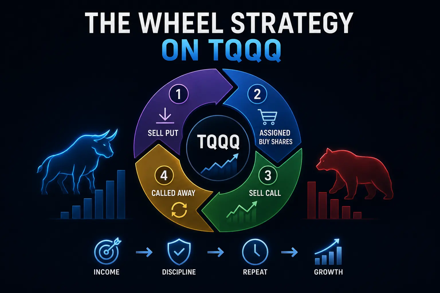 The Wheel Strategy on TQQQ: Step-by-Step Guide (2026)