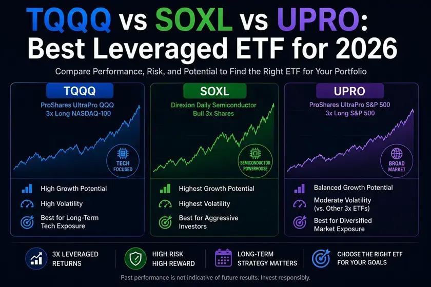 TQQQ vs SOXL vs UPRO: Best Leveraged ETF for 2026