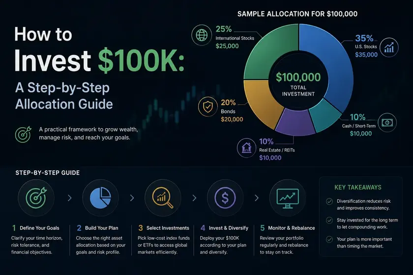 How to Invest $100K: A Step-by-Step Allocation Guide