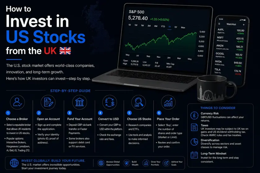 How to Invest in US Stocks from the UK (2026 Guide)